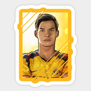 Diego Lainez America Sticker